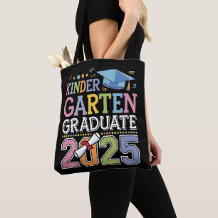Bolsa Tote Graduado no Jardim de Infância 2025 Escola de Grad
