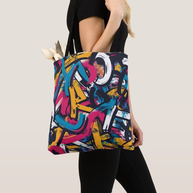 Bolsa Tote Graffiti Art (Close Up)