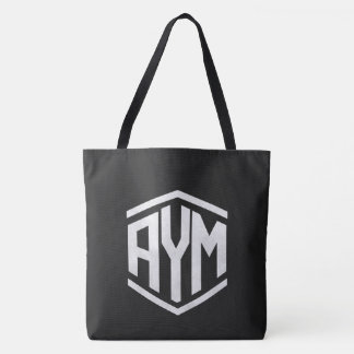 Bolsa Tote Gráfica de Hexágono Monograma Urbano