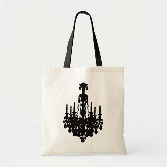 Bolsa Tote Gráfico antigo do candelabro (Frente)