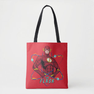 Bolsa Tote Gráfico Atômico Flash de Cartoon