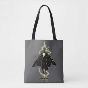 Bolsa Tote Gráfico Black Adam Lightning Silhouette