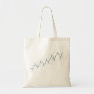 Bolsa Tote Gráfico Candlestick