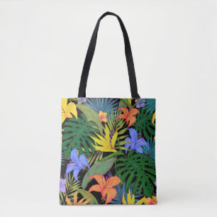 Bolsa Tote Gráfico da Flor Tropical Hawaii Aloha
