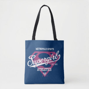 Bolsa Tote Gráfico de atletismo da Supergirl Metropolis