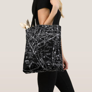 Bolsa Tote Gráfico de Aviação