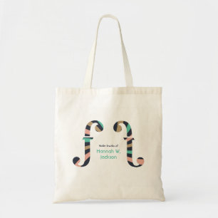 Bolsa Tote Gráfico de Buracos Sonoros de Instrumentos de Str
