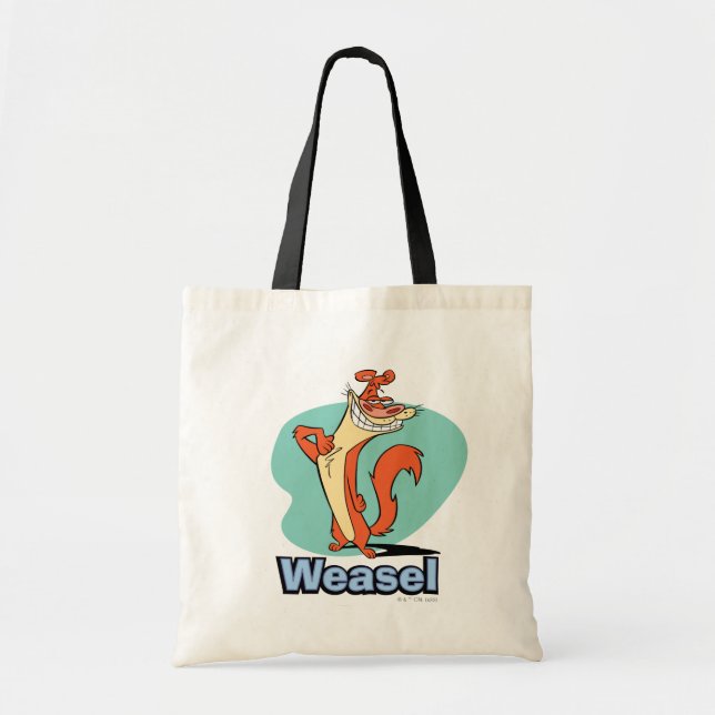 Bolsa Tote Gráfico de Caractere Ortográfico de Weasel (Frente)