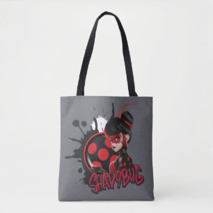 Bolsa Tote Gráfico de Caractere Shadybug Reverso Miraculoso