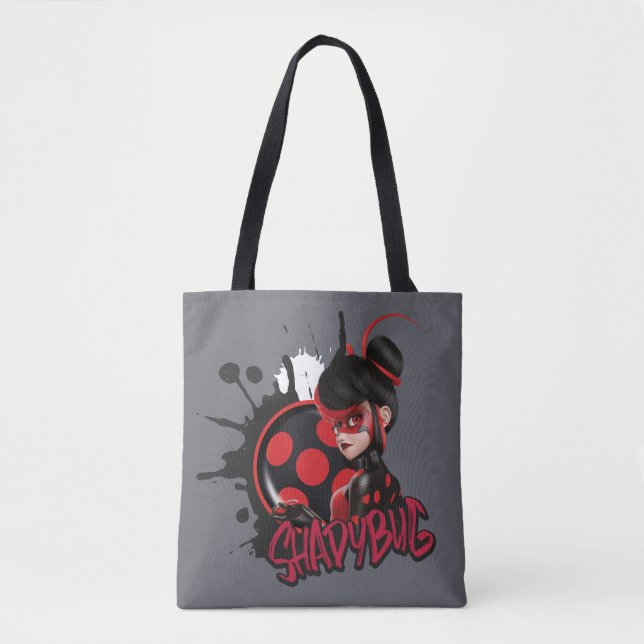 Bolsa Tote Gráfico de Caractere Shadybug Reverso Miraculoso (Frente)