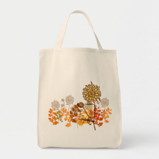 Bolsa Tote Gráfico de crisântemos