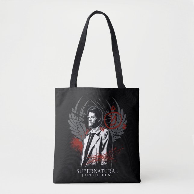Bolsa Tote Gráfico de Grafite de Castiel sobrenatural (Frente)