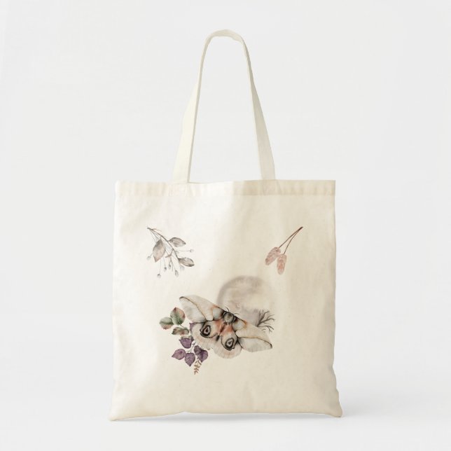 Bolsa Tote Gráfico de Moth Ligada (Frente)