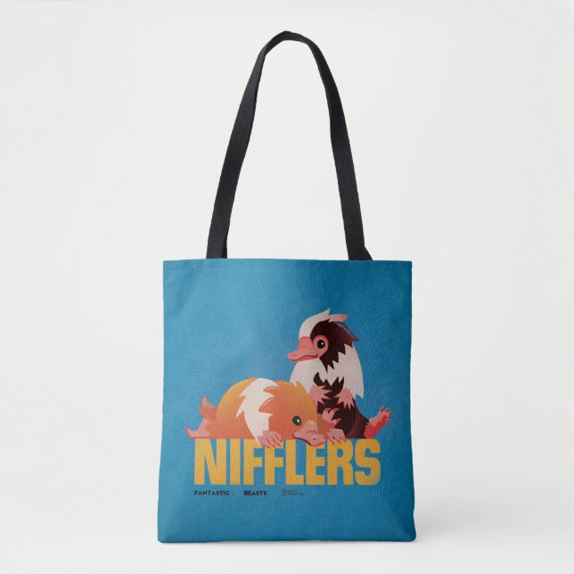 Bolsa Tote Gráfico de Vintagem de Nifflers (Frente)