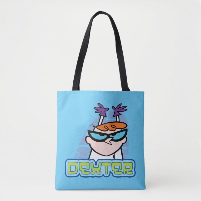 Bolsa Tote Gráfico do nome do caractere do Dexter (Frente)