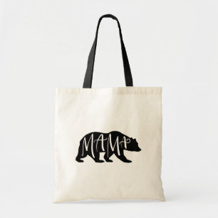 Bolsa Tote Gráfico Moderno e Tipografia do Mama Bear  Saco d