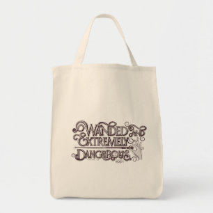 Bolsa Tote Gráfico Wanded E Extremamente Perigoso - Branco