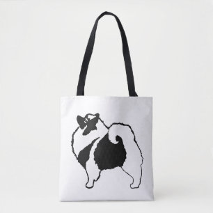 Bolsa Tote Gráficos Keeshond - Arte de Cachorro Original