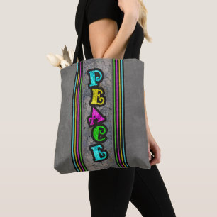 Bolsa Tote Grafite da Paz