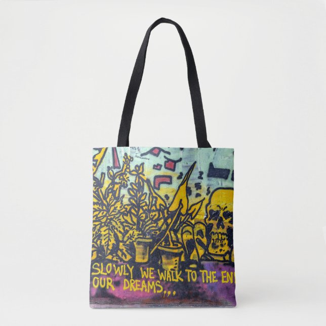 Bolsa Tote Grafite de Arte Urbana (Frente)