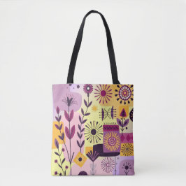 Bolsa Tote Grafite floral