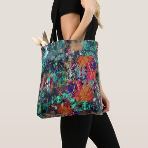 Bolsa Tote Grafite Muro e Pintor de Pulverização