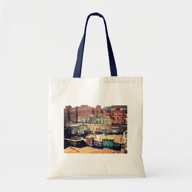 Bolsa Tote Grafites do telhado em Chinatown (Frente)