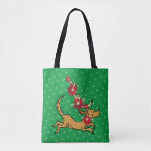 Bolsa Tote Gralha Max Christmas Pointsettia