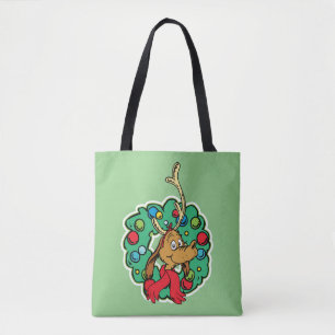Bolsa Tote Gralha Max Christmas Wreath