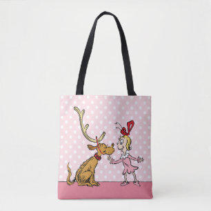 Bolsa Tote Gralha Max & Cindy Lou Quem
