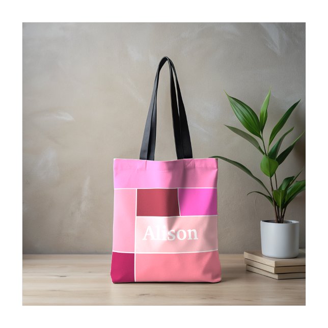 Bolsa Tote Gramas Femininas a rosa na moda Monograma (Criador carregado)