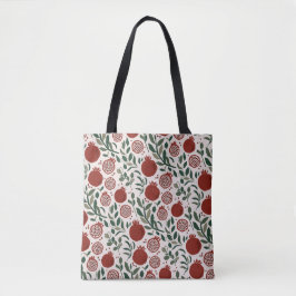 Bolsa Tote Granada: Padrão de Pomegranatos