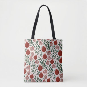 Bolsa Tote Granada: Padrão de Pomegranatos