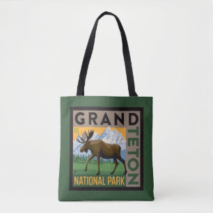Bolsa Tote Grand Teton National Park Moose