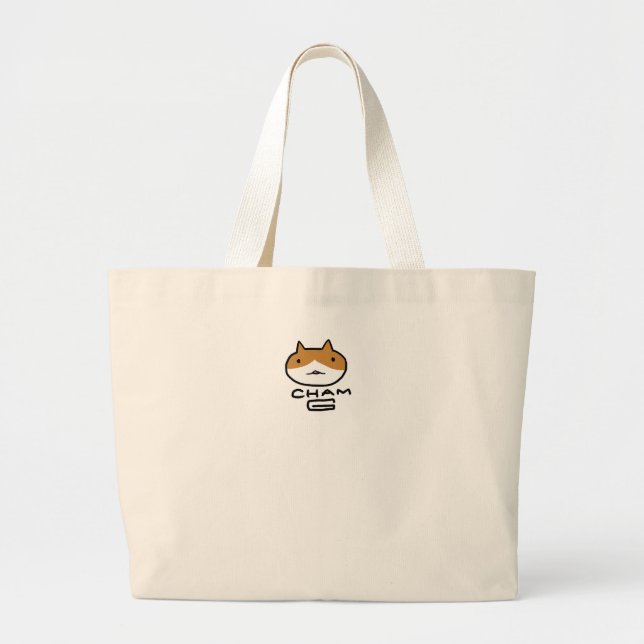 Bolsa Tote Grande ち ゃ む Equipe de ト (Frente)
