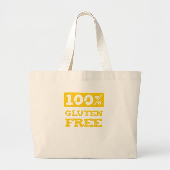 Bolsa Tote Grande 100% sem glúten (Frente)