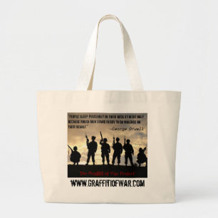 Bolsa Tote Grande 101st 320th F/A_BatteryB transportado por via