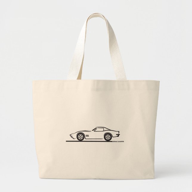 Bolsa Tote Grande 1970-72 Corvette (Frente)