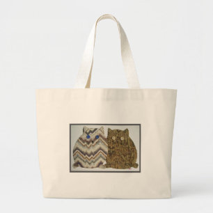 Bolsa Tote Grande 2 Gatos Gordos #1