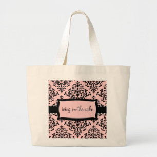 Bolsa Tote Grande 311-Icing no bolo - rosa doce