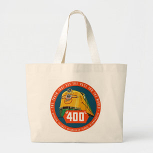 Bolsa Tote Grande 400 ~ "O Comboio Que Põe O Ritmo"