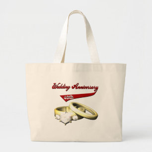 Bolsa Tote Grande 40th Presentes do aniversário de casamento