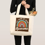 Bolsa Tote Grande 45 Years Old 45th Girl Birthday Being Awesome<br><div class="desc">45 Years Old 45th Girl Birthday Being Awesome Rainbow Gift. Perfect gift for your dad,  mom,  papa,  men,  women,  friend and family members on Thanksgiving Day,  Christmas Day,  Mothers Day,  Fathers Day,  4th of July,  1776 Independent day,  Veterans Day,  Halloween Day,  Patrick's Day</div>