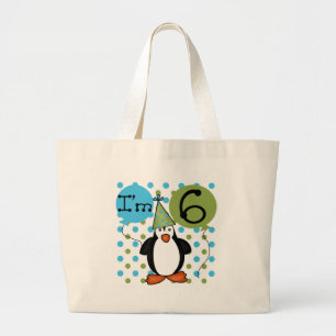 Bolsa Tote Grande 6o Aniversário do pinguim