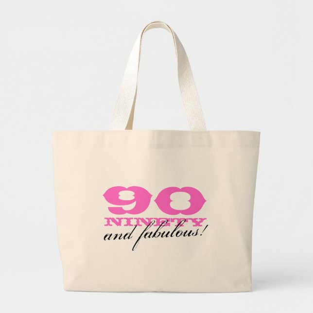 Bolsa Tote Grande 90 e presente fabuloso da sacola | para o (Frente)