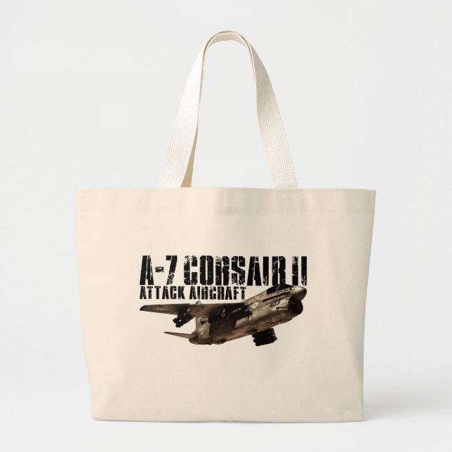 Bolsa Tote Grande A-7 Corsair II (Frente)