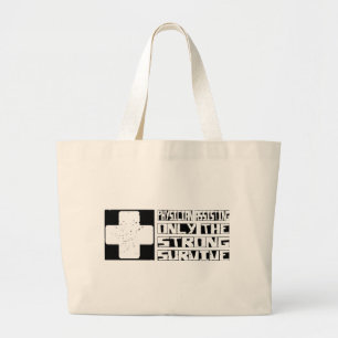Bolsa Tote Grande A ajuda do médico sobrevive