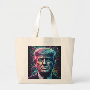Bolsa Tote Grande A aparência do Donald Trump.