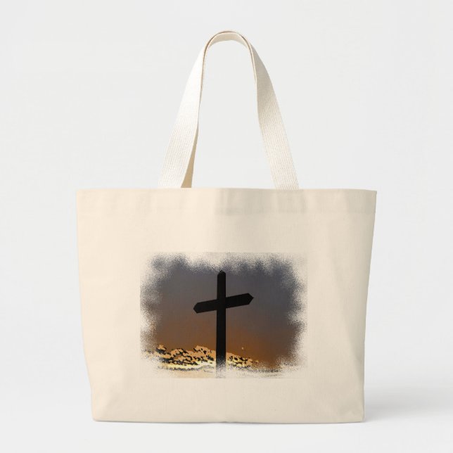 Bolsa Tote Grande A Cruz (Frente)