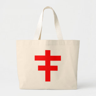 Bolsa Tote Grande A cruz dos Cavaleiros Escoceses Templários
